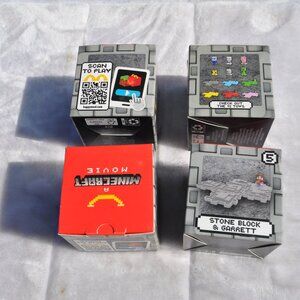 4 Minecraft McD’s Toy #BC6 A Minecraft Movie Minecraft transforming block